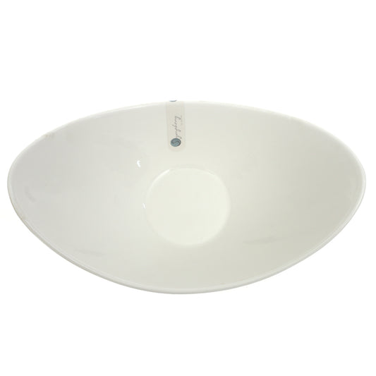 Shangri La Bowl 30 cm – Elegant White Ceramic Serving Bowl
