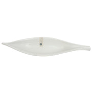 Twist Bowl 36.5 cm Symphony – Elegant White Ceramic Serving Bowlx` - Habitt
