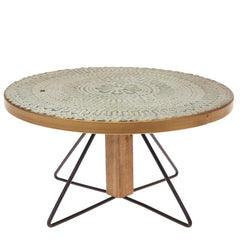 Cake Stand M Green 12X12X6.5Inch HQ-012