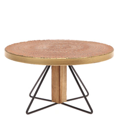 Cake Stand S Peach 10.5X10.5X6Inch HQ-011