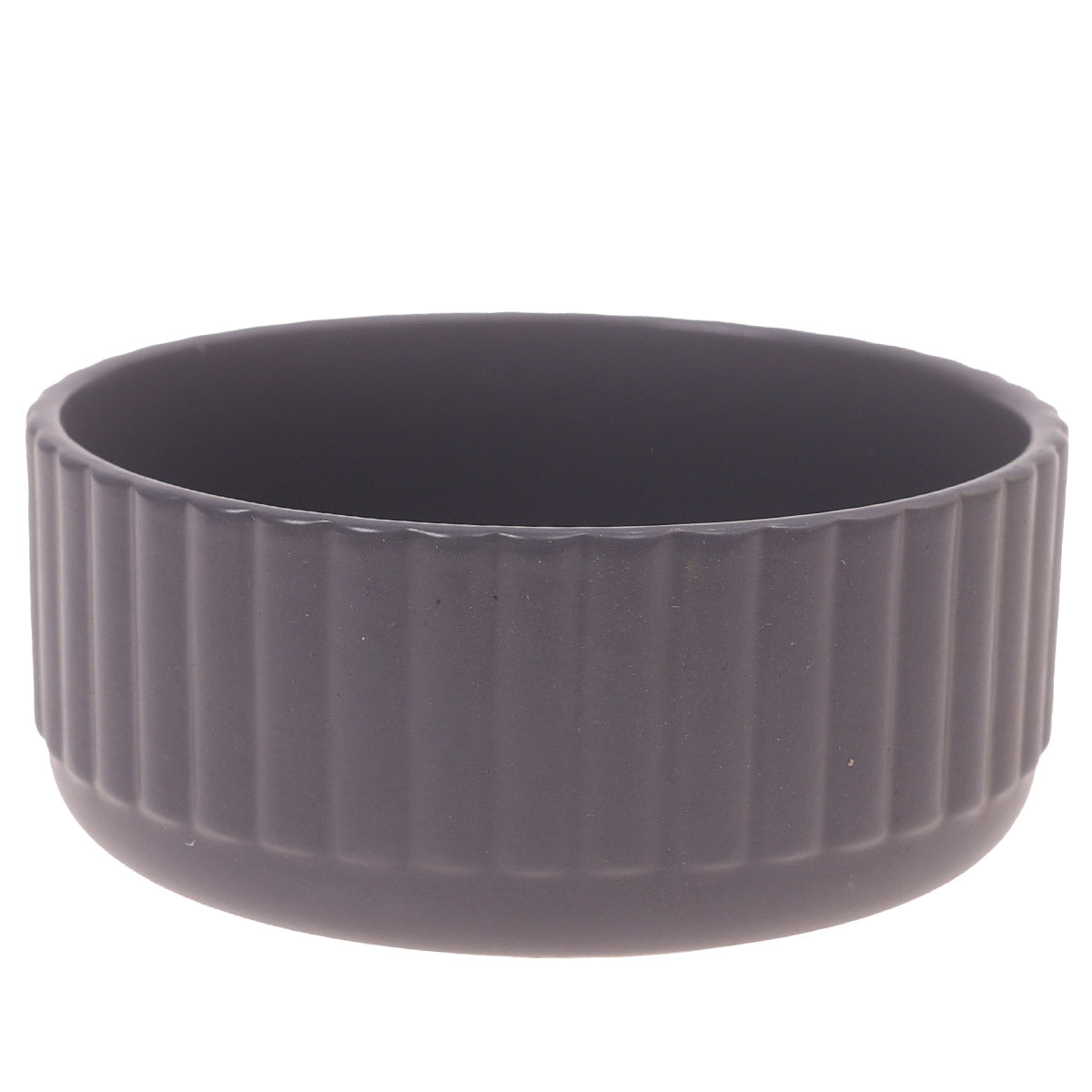 Ceramic Bowl Grey 6 X 6 X 2.5 Inch SD-007