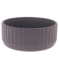 Ceramic Bowl Grey 6 X 6 X 2.5 Inch SD-007