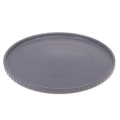 Ceramic Dinner Plate Grey 10.5 X 10.5 X 1 Inch SD-005