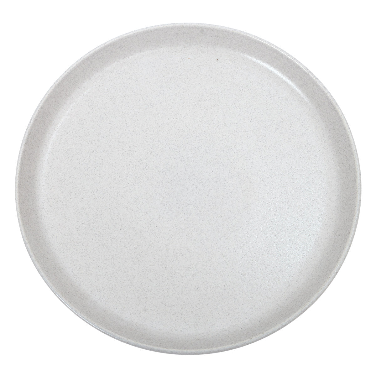 Ceramic Dinner Plate Light Grey 11 X 11 X 1 Inch SD-001