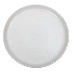 Ceramic Dinner Plate Light Grey 11 X 11 X 1 Inch SD-001