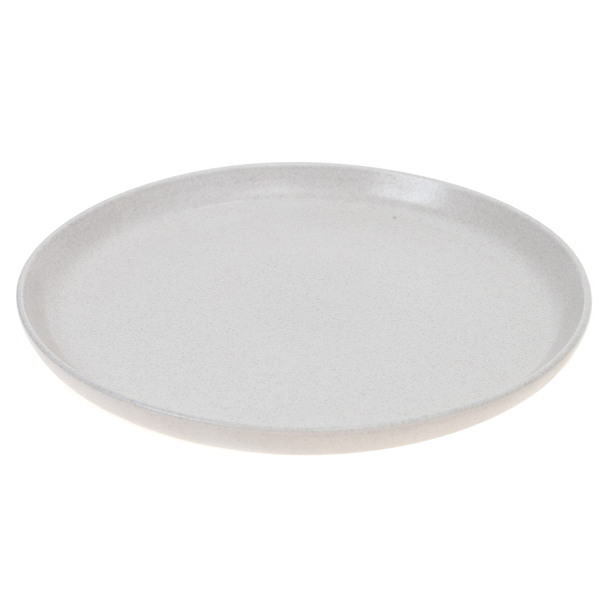 Ceramic Dinner Plate Light Grey 11 X 11 X 1 Inch SD-001