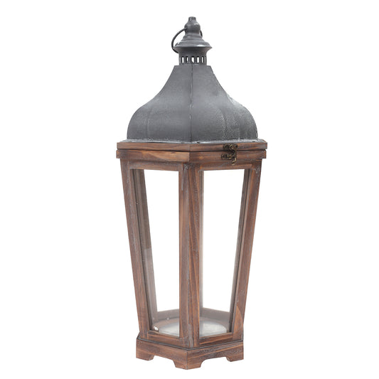 Floor Lantern Natural 11.3 X 11.3 X 23.5 Inch WL-005