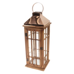 Floor Lantern Natural 8.6 X 8.6 X 23 Inch WL-004