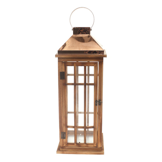 Floor Lantern Natural 8.6 X 8.6 X 23 Inch WL-004