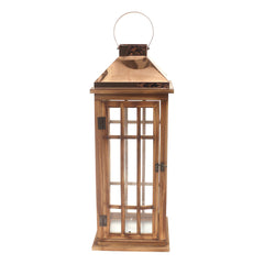 Floor Lantern Natural 8.6 X 8.6 X 23 Inch WL-004