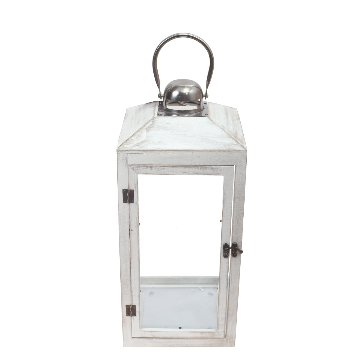Floor Lantern White 6.2 X 6.2 X 16.8 Inch WL-007