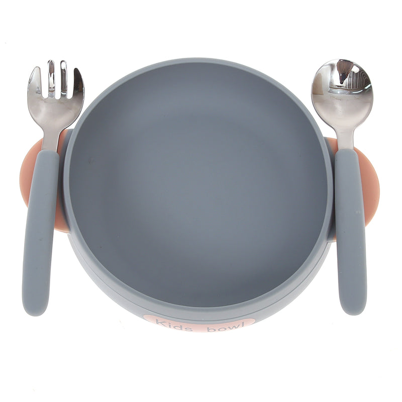 Kids Bowl Gray 6.5 X 1.5 X 8.5 Inch AS-010 - Habitt