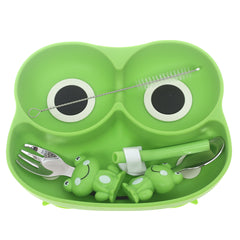 Kids Crockery Green 7.5 X 1.5 X 9 Inch AS-006