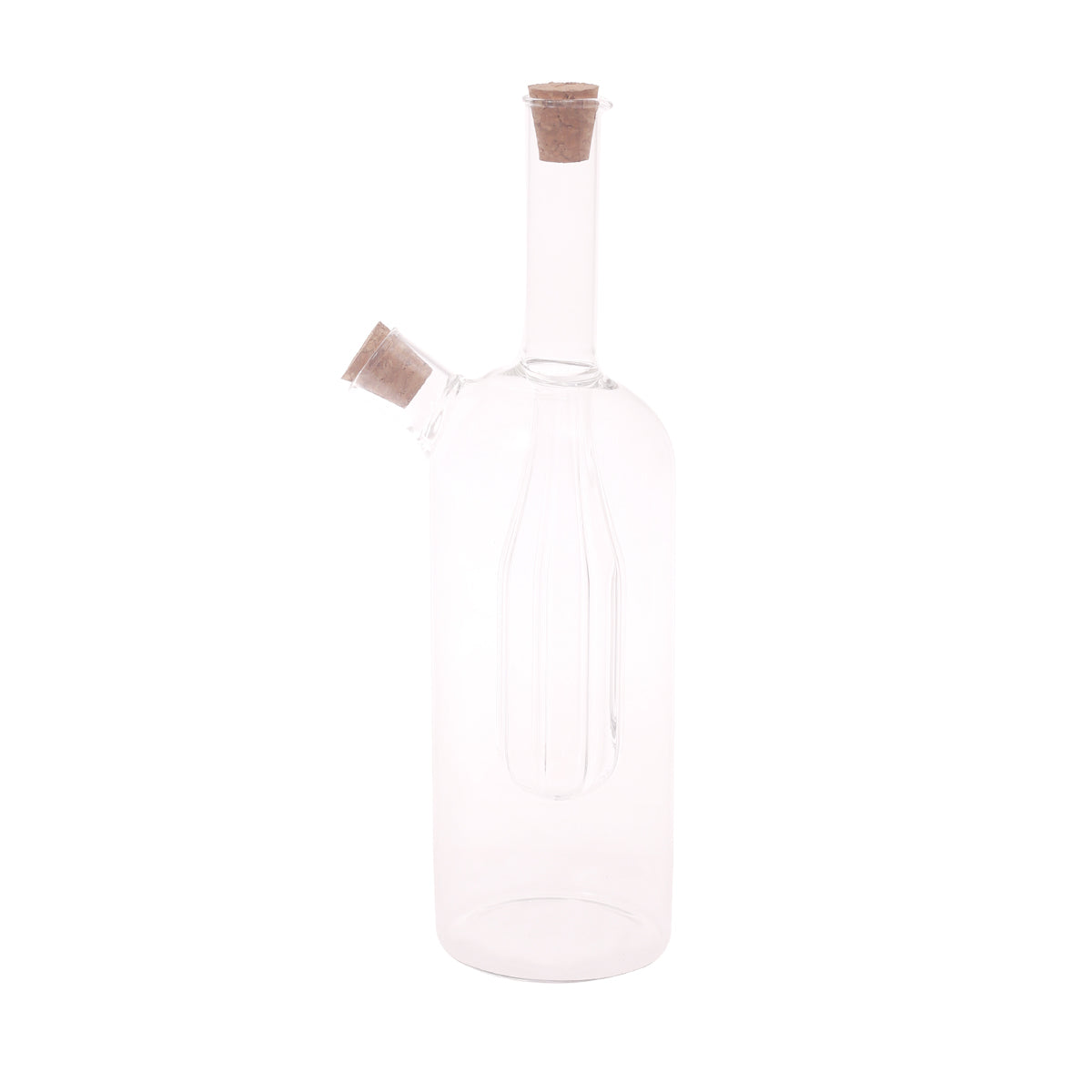 Oil Bottle Transparent 3.25 X 3.25 X 10.25 Inch JLX-016