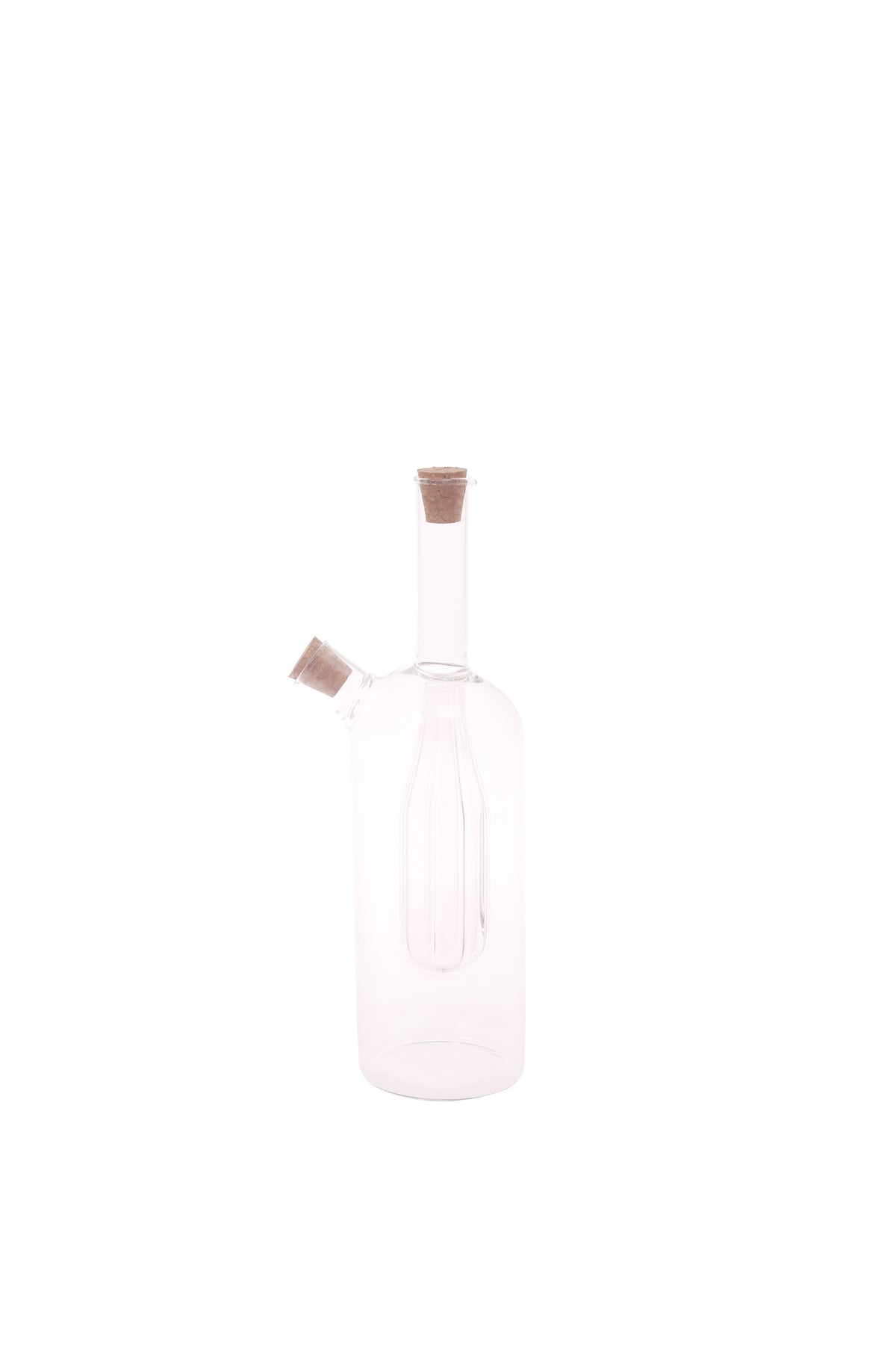 Oil Bottle Transparent 3.25 X 3.25 X 10.25 Inch JLX-016