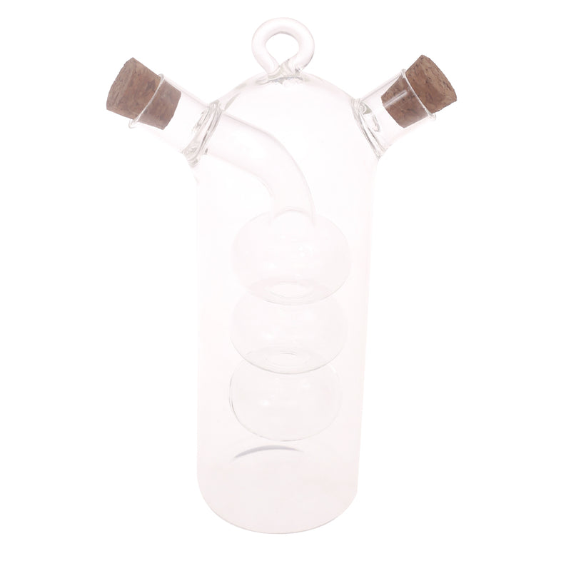 Oil Bottle Transparent 3.5 X 3.5 X 8 Inch JLX-017 - Habitt