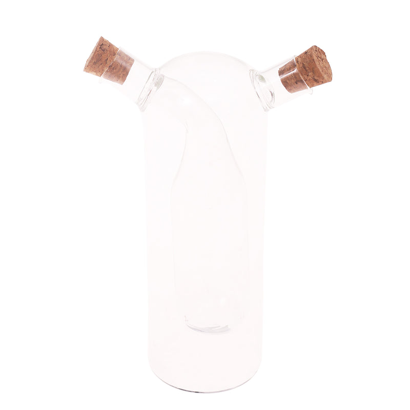 Oil Bottle Transparent 3.5 X 3.5 X 8 Inch JLX-017 - Habitt