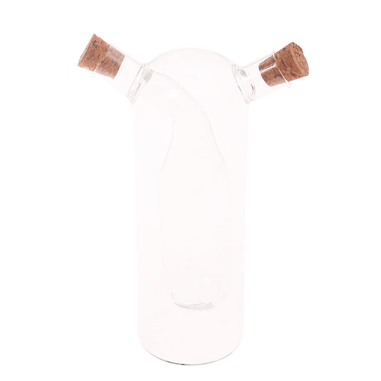 Oil Bottle Transparent 3.5 X 3.5 X 8 Inch JLX-017