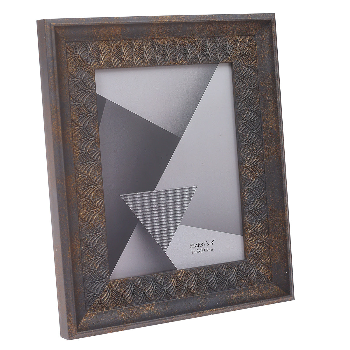 Photo Frame L Gold & Grey 9 x 1 x 11 Inch YSBL-006