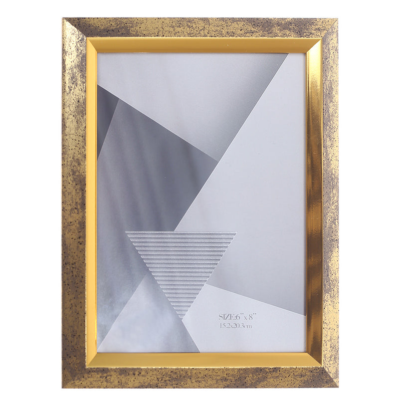 Photo Frame M Gold 6.5 X 1.5 X 8.5 Inch YSBL-014 - Habitt