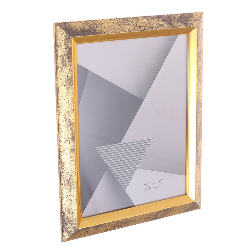 Photo Frame M Gold 6.5 X 1.5 X 8.5 Inch YSBL-014 - Habitt