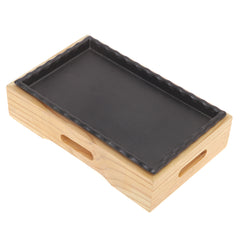 Sizzler Plate Black 11 X 7 X 3 Inch JLX-002