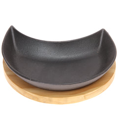 Sizzler Plate Black 5 X 8 X 2 Inch JLX-009