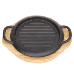 Sizzler Plate Black 9.25 X 8 X 1 Inch JLX-007