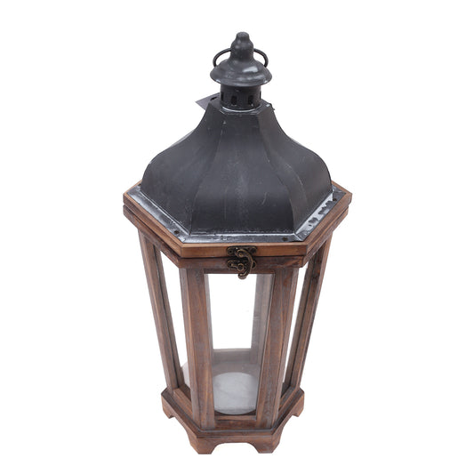 Table Lantern Natural 11.3 X 11.3 X 23.5 Inch WL-005