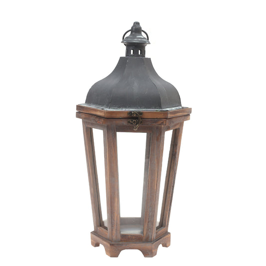 Table Lantern Natural 11.3 X 11.3 X 23.5 Inch WL-005