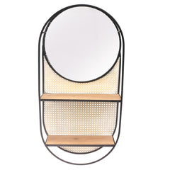 Wall Mirror Natural 16.5 X 7 X 31 Inch HQ-007