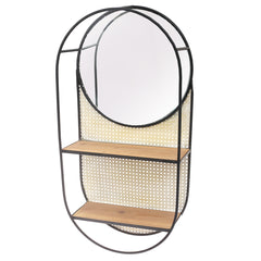 Wall Mirror Natural 16.5 X 7 X 31 Inch HQ-007