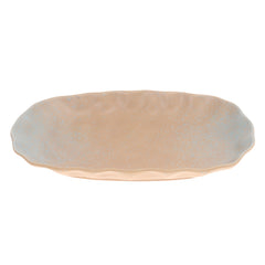 Rectangle Platter Brown & Blue 12 X 7.5 Inch Hc20
