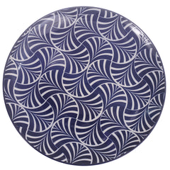 Dinner Plate Hour Print Blue 11 Inch Yll-94