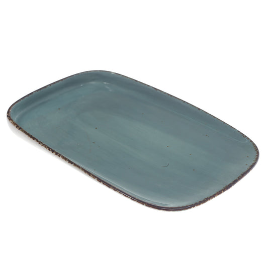 Rectangle Platter Blue 10 X 6.5 Inch Yll-46