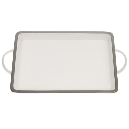 Rectangle Serving Dish White 13 X 7 X 1.5 Inch Yll-03