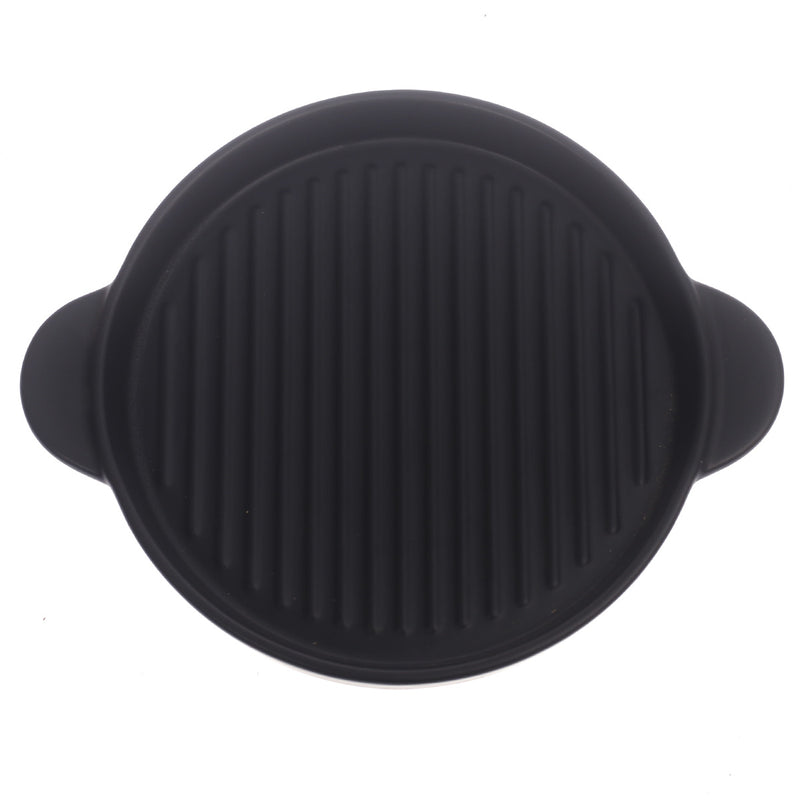 Round Platter Black 8 Inch Yll-15 - Habitt