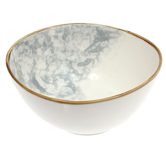 Serving Bowl Printed White 8 X 7.5 Inch Yll-06