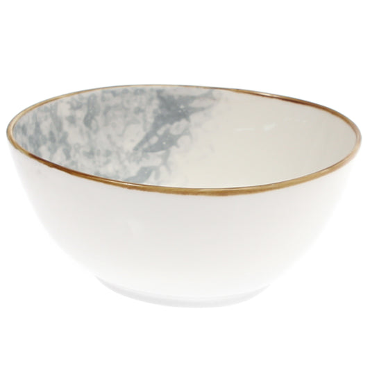 Serving Bowl Printed White 8 X 7.5 Inch Yll-06