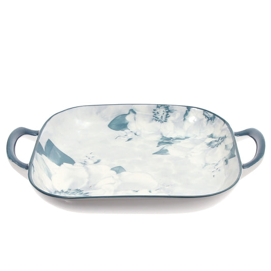 Serving Dish Printed Orange 7.5 Inch Yll-64