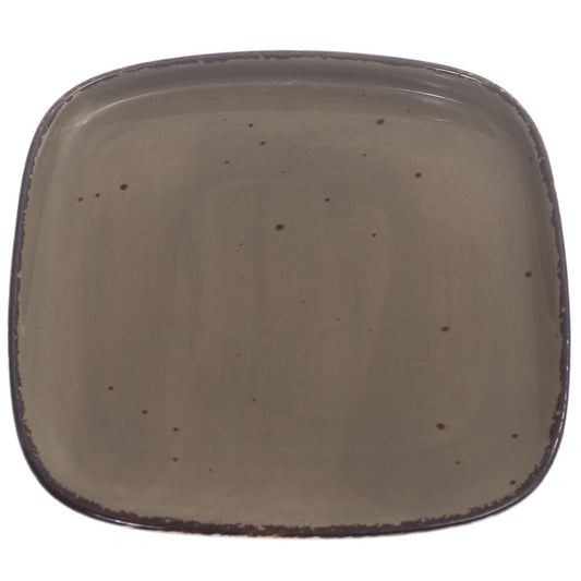 Square Platter Brown 7 X 7 Inch Yll-47