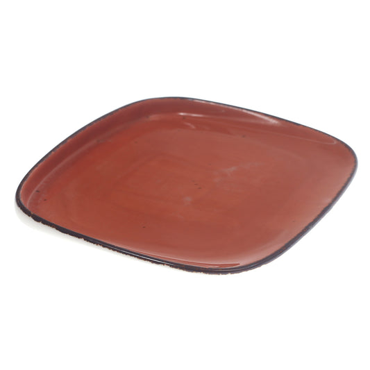 Square Platter Orange 7 X 7 Inch Yll-47