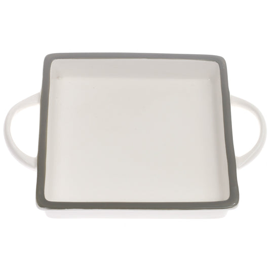 Square Serving Dish White 10 X 7 Inch Yll-02