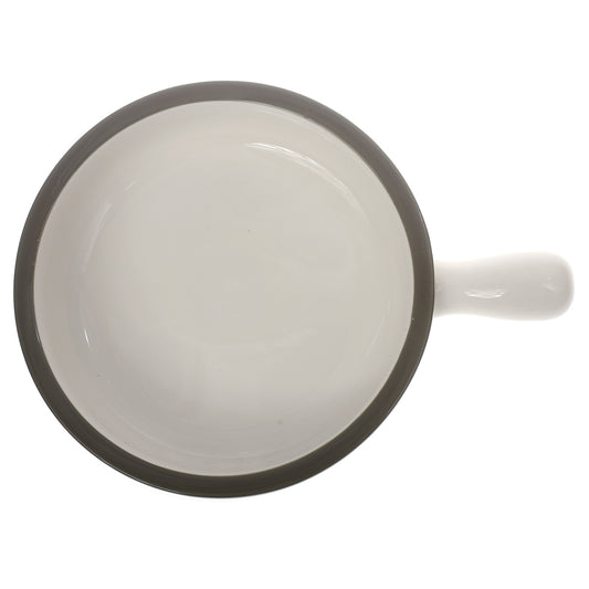 Serving Bowl White & Green 8 Inch YLL-01