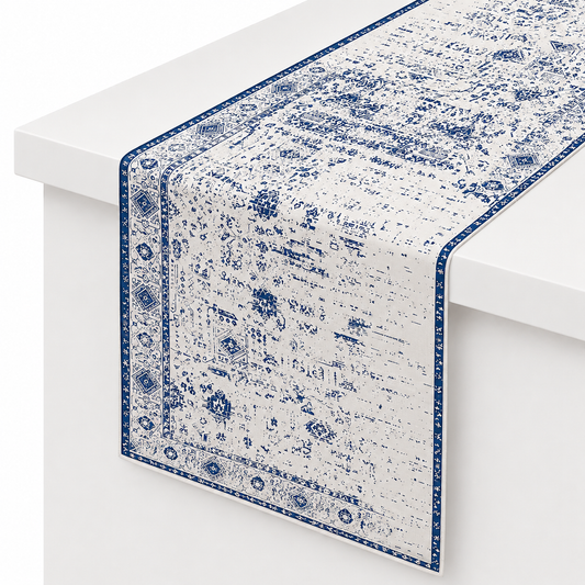 Busk Blue Table Runner – 14 x 45 Inches