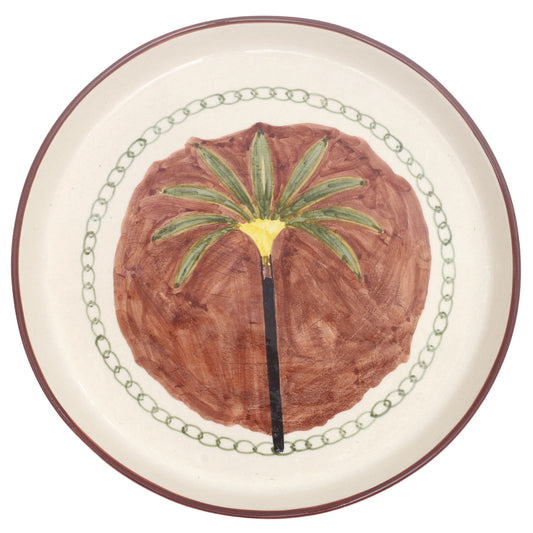 Platter 12" T – Brown Palm
