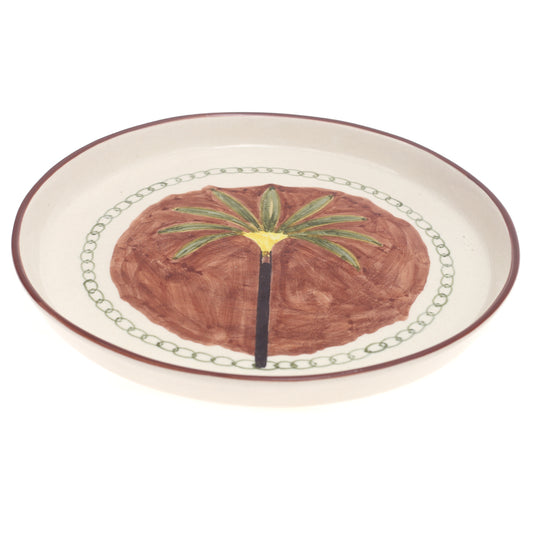 Platter 12" T – Brown Palm