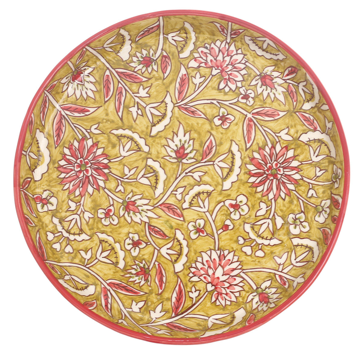 Platter 12" T – Lime Flora