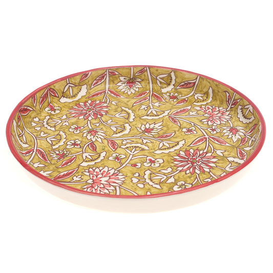 Platter 12" T – Lime Flora