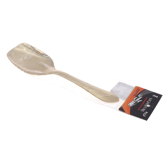 Golden Pioneer Small Rice Spoons - 2pc Mini Stainless Steel Set